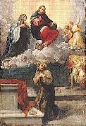 Christ and the Virgin Mary appear before St. Francis of Assisi